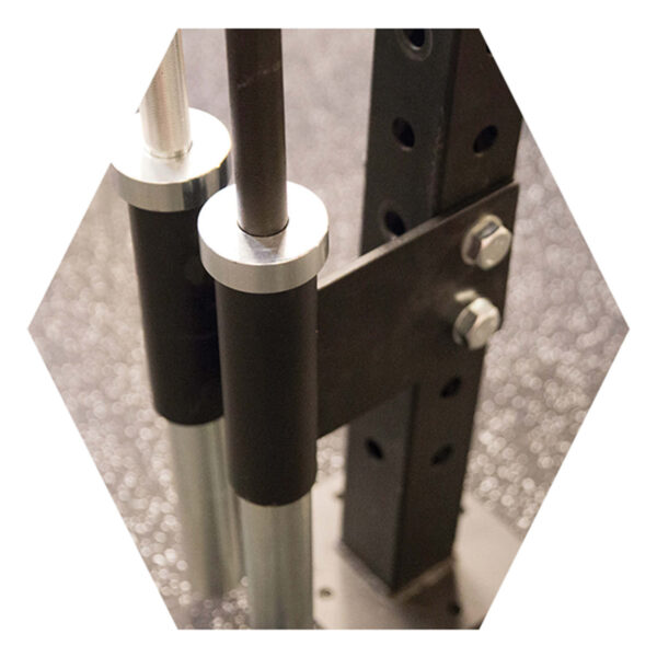 Body-Solid Vertical Bar Holder Attachment - (Fits Body-Solid Hex Rigs, SPR500 & SPR1000)