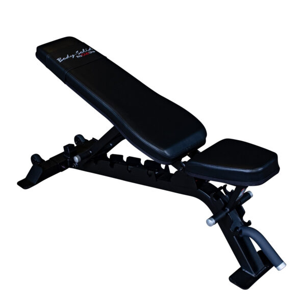 Body-Solid SFID325B Pro Club Line Full Commercial Flat/Incline/Decline Utility Bench (BLACK)