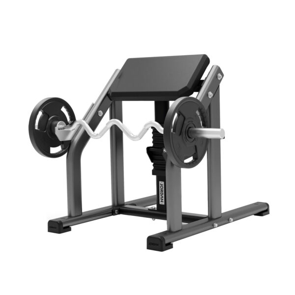 JORDAN Seated Preacher Curl Bench - Grey