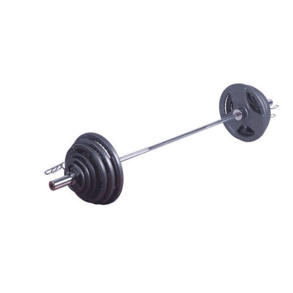 Body Power 105Kg Cast Iron TRI-GRIP Olympic Weight Set