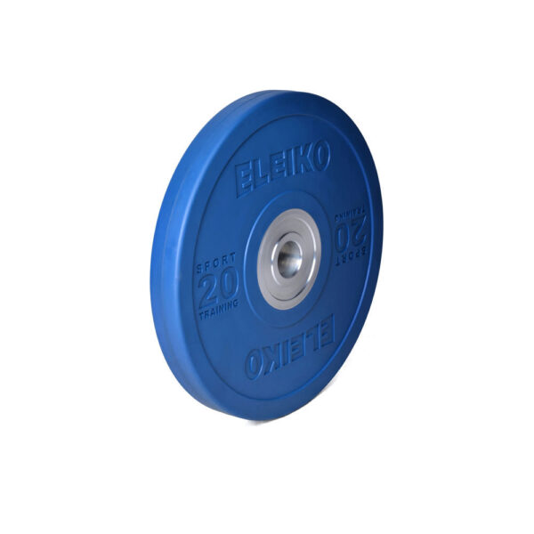 JORDAN 20Kg Calibrated Colour Rubber Competition Plate - Blue (x1)