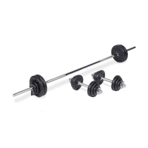 Body Power 50Kg 5FT Combi Standard Weight Set