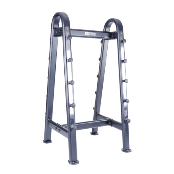 JORDAN Barbell Rack (Oval Frame) - Holds 10 - Grey