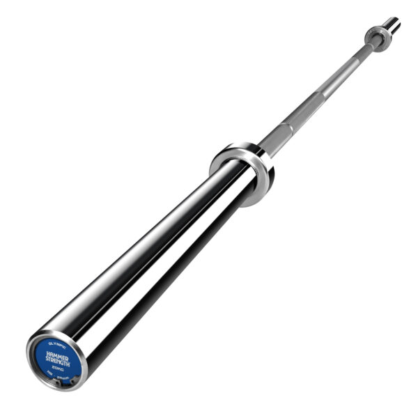 Hammer Strength 7ft Chrome Olympic Bar with Needle Bearings (28mm)