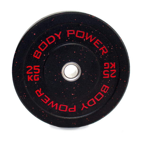 Body Power 25Kg Hi-Temp Rubber Crumb Olympic Bumper Plate (x1)